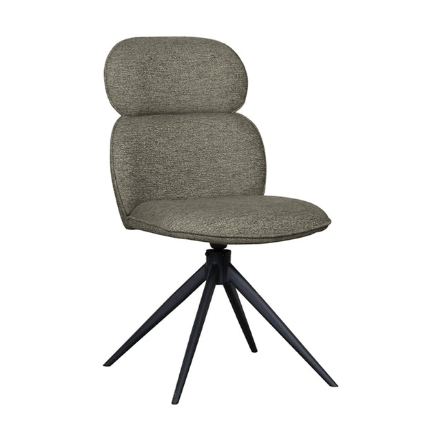 LABEL51 Eetkamerstoel Finn - Truffel grijs - Boucle van LABEL51 – Luxe comfort op maat van PureWonen. Vraag naar de beste prijs.