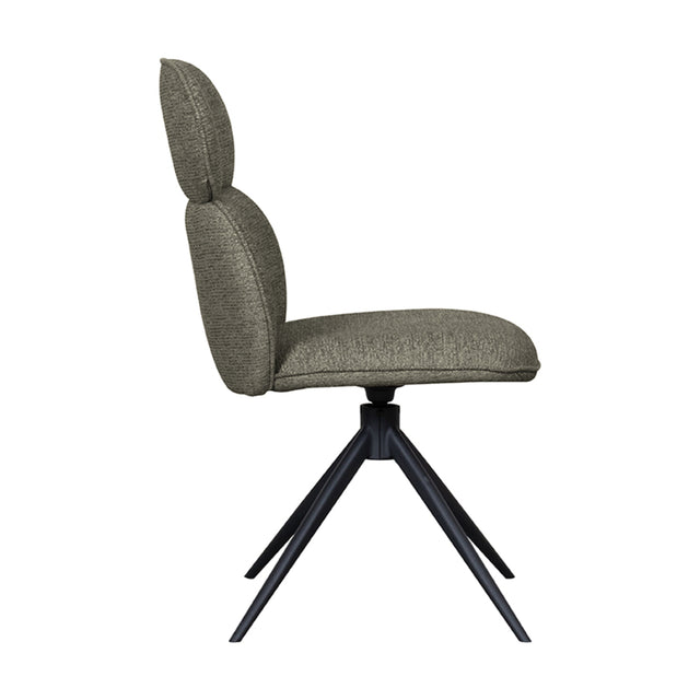 LABEL51 Eetkamerstoel Finn - Truffel grijs - Boucle van LABEL51 – Luxe comfort op maat van PureWonen. Vraag naar de beste prijs.