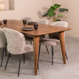 LABEL51 Eetkamertafel Fly - Nature - Mangohout - 190x100 cm van LABEL51 – Luxe comfort op maat van PureWonen. Vraag naar de beste prijs.