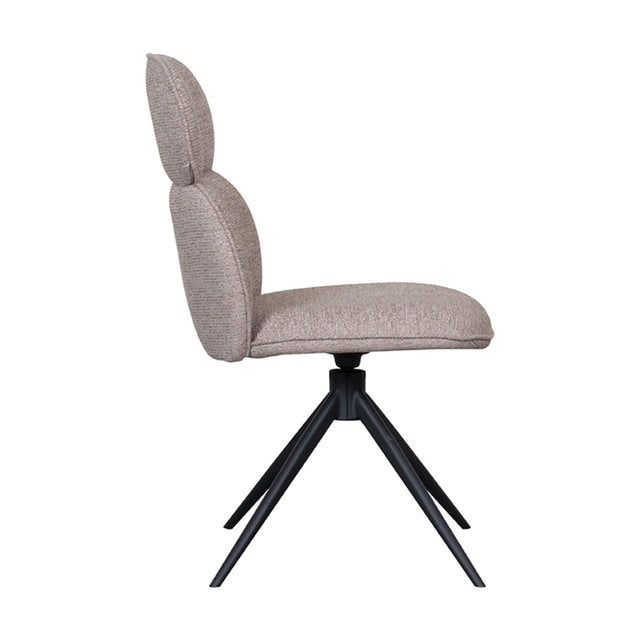 LABEL51 Eetkamerstoel Finn - Naturel - Boucle van LABEL51 - laagste prijs offerte van PureWonen