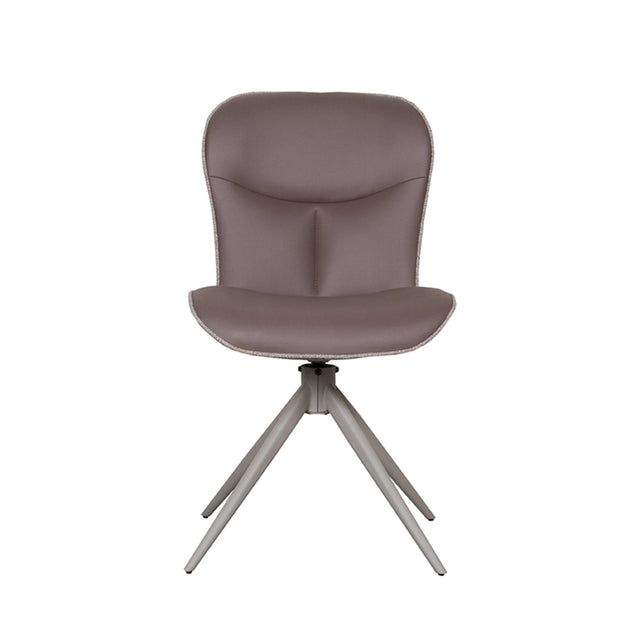 LABEL51 Eetkamerstoel Thorben - Bruin - Microfiber van LABEL51 – Luxe comfort op maat van PureWonen. Vraag naar de beste prijs.