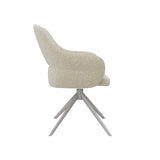 LABEL51 Eetkamerstoel Bern - Naturel - Boucle van LABEL51 – Luxe comfort op maat van PureWonen. Vraag naar de beste prijs.