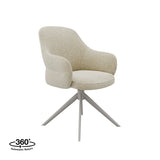 LABEL51 Eetkamerstoel Bern - Naturel - Boucle van LABEL51 – Luxe comfort op maat van PureWonen. Vraag naar de beste prijs.