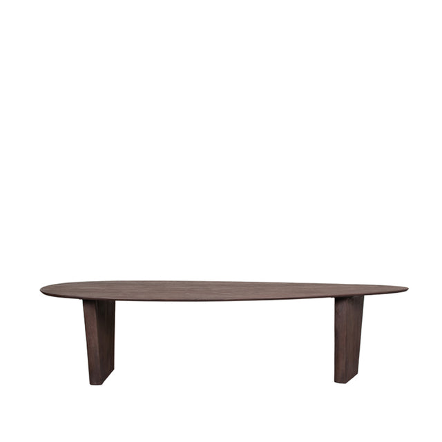 LABEL51 Eetkamertafel Wow - Espresso - Mangohout - 300x130 cm van LABEL51 – Luxe comfort op maat van PureWonen. Vraag naar de beste prijs.