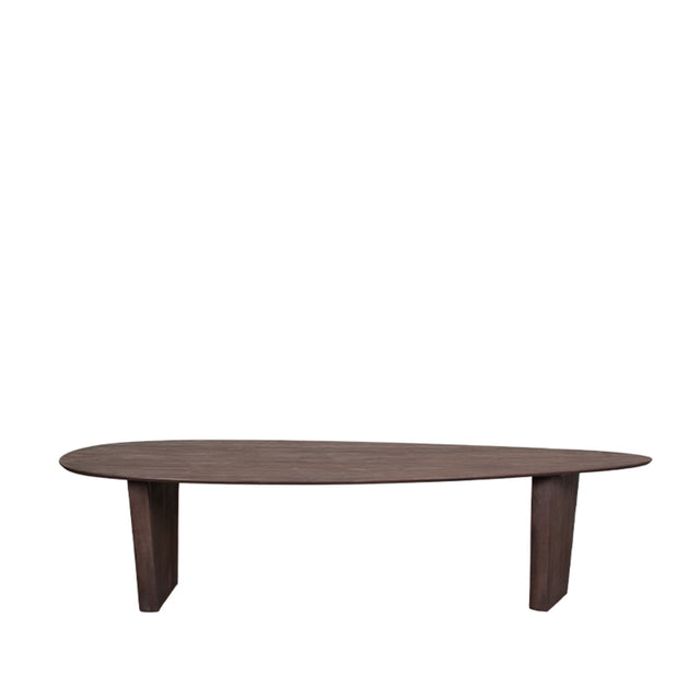 LABEL51 Eetkamertafel Wow - Espresso - Mangohout - 300x130 cm van LABEL51 – Luxe comfort op maat van PureWonen. Vraag naar de beste prijs.