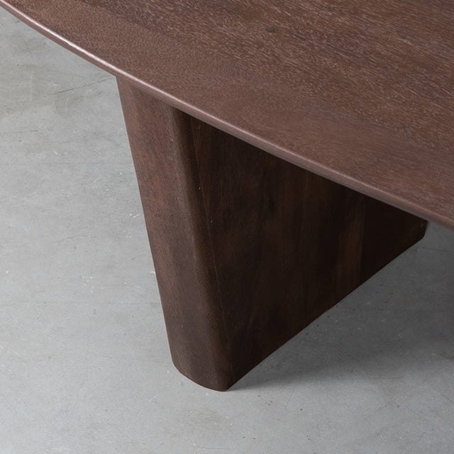 LABEL51 Eetkamertafel Wow - Espresso - Mangohout - 300x130 cm van LABEL51 – Luxe comfort op maat van PureWonen. Vraag naar de beste prijs.