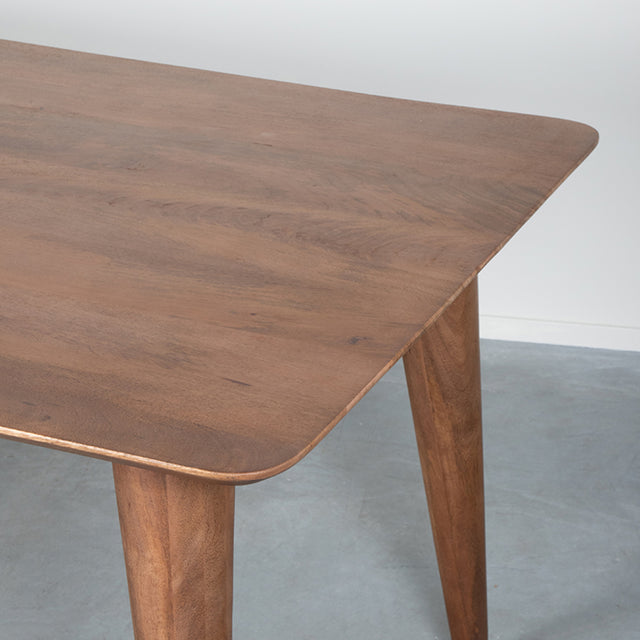 LABEL51 Eetkamertafel Fly - Nature - Mangohout - 220x100 cm van LABEL51 – Luxe comfort op maat van PureWonen. Vraag naar de beste prijs.