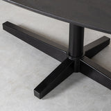 LABEL51 Eetkamertafel Rosie - Zwart - Mangohout - 260x110 cm van LABEL51 – Luxe comfort op maat van PureWonen. Vraag naar de beste prijs.