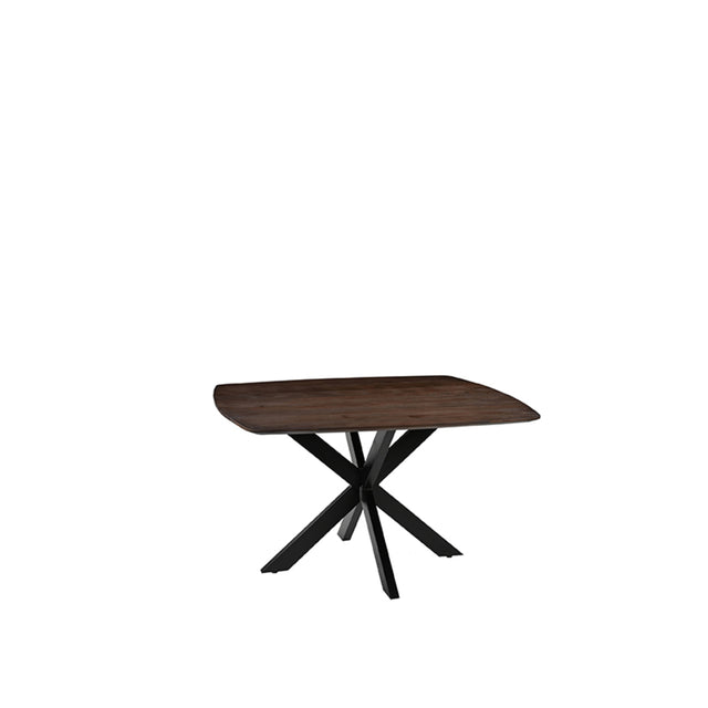 LABEL51 Eetkamertafel Blake - Espresso - Mangohout - 130x130 cm van LABEL51 – Luxe comfort op maat van PureWonen. Vraag naar de beste prijs.