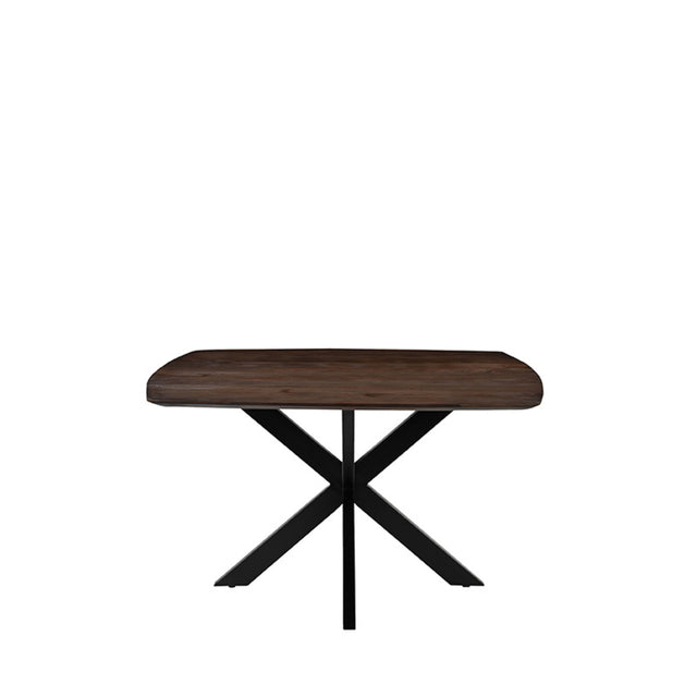 LABEL51 Eetkamertafel Blake - Espresso - Mangohout - 130x130 cm van LABEL51 – Luxe comfort op maat van PureWonen. Vraag naar de beste prijs.