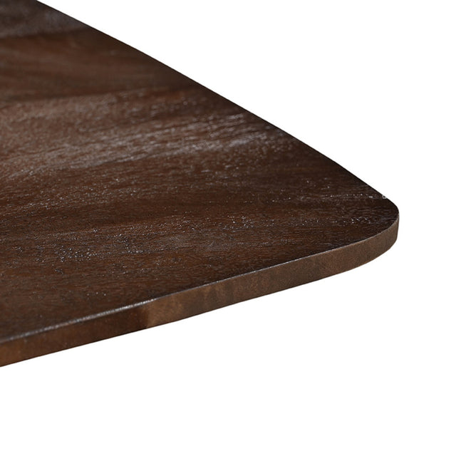 LABEL51 Eetkamertafel Blake - Espresso - Mangohout - 130x130 cm van LABEL51 – Luxe comfort op maat van PureWonen. Vraag naar de beste prijs.