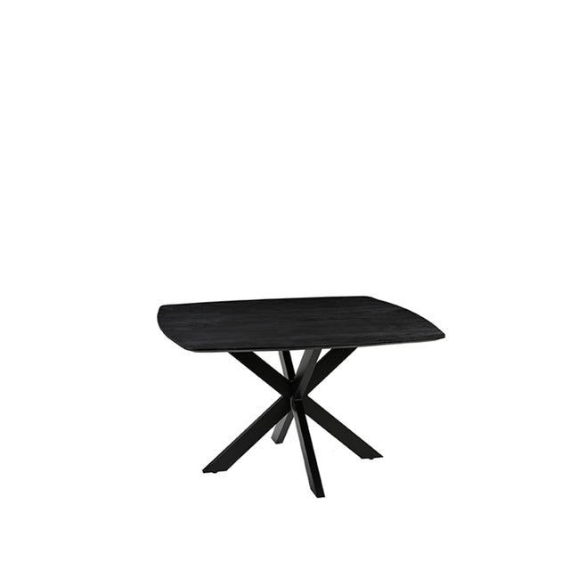 LABEL51 Eetkamertafel Blake - Zwart - Mangohout - 140x140 cm van LABEL51 - laagste prijs offerte van PureWonen