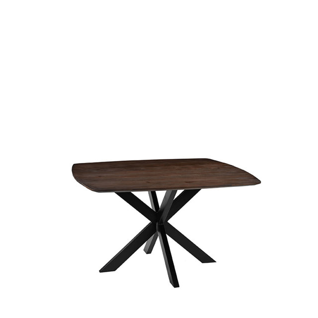 LABEL51 Eetkamertafel Blake - Espresso - Mangohout - 140x140 cm van LABEL51 - laagste prijs offerte van PureWonen