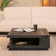 LABEL51 Salontafel Square - Zwart - Mangohout - 80 cm van LABEL51 – Luxe comfort op maat van PureWonen. Vraag naar de beste prijs.