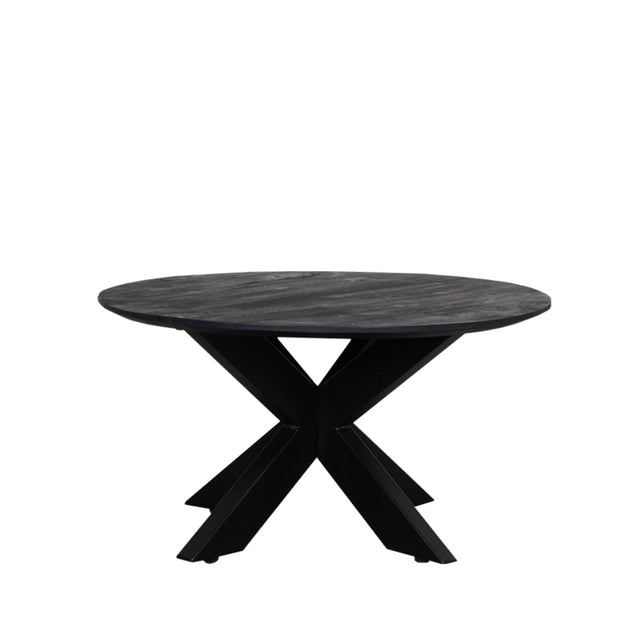 LABEL51 Salontafel Otis - Zwart - Mangohout - 80 cm van LABEL51 – Luxe comfort op maat van PureWonen. Vraag naar de beste prijs.