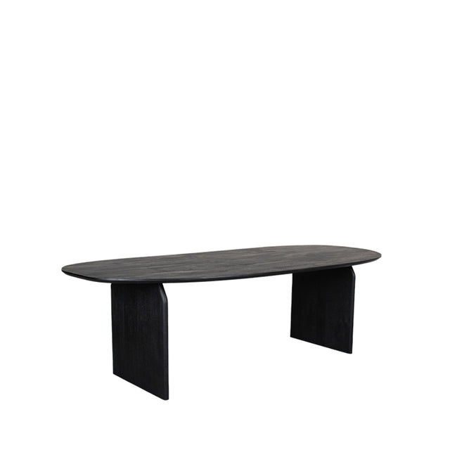 LABEL51 Eetkamertafel Cooper - Zwart - Mangohout - 250x110 cm van LABEL51 - laagste prijs offerte van PureWonen