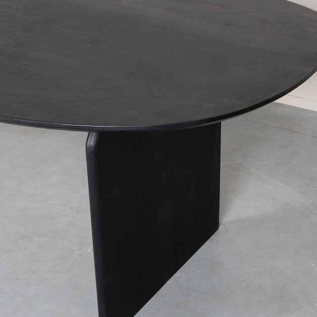 LABEL51 Eetkamertafel Cooper - Zwart - Mangohout - 250x110 cm van LABEL51 - laagste prijs offerte van PureWonen