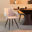 LABEL51 Eetkamerstoel Noud - Naturel - Boucle van LABEL51 – Luxe comfort op maat van PureWonen. Vraag naar de beste prijs.