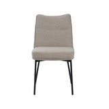 LABEL51 Eetkamerstoel Lennon - Naturel - Boucle van LABEL51 – Luxe comfort op maat van PureWonen. Vraag naar de beste prijs.