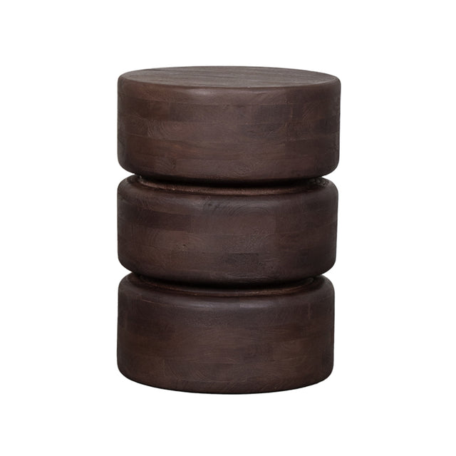 LABEL51 Bijzettafel Milly - Espresso - Mangohout - 35 cm van LABEL51 – Luxe comfort op maat van PureWonen. Vraag naar de beste prijs.