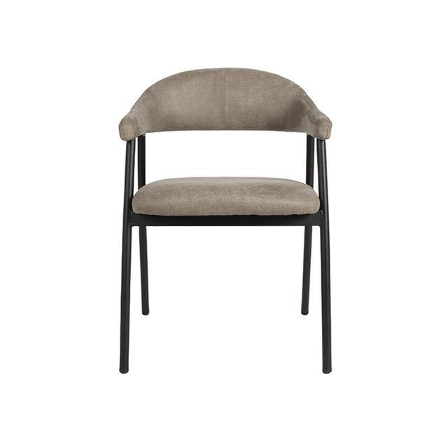 LABEL51 Eetkamerstoel Amaze - Taupe - Micro Suede van LABEL51 – Luxe comfort op maat van PureWonen. Vraag naar de beste prijs.
