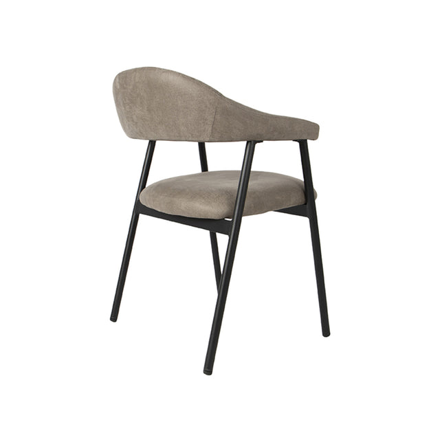 LABEL51 Eetkamerstoel Amaze - Taupe - Micro Suede van LABEL51 – Luxe comfort op maat van PureWonen. Vraag naar de beste prijs.