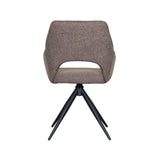 LABEL51 Eetkamerstoel Finley - Bruin - Boucle van LABEL51 – Luxe comfort op maat van PureWonen. Vraag naar de beste prijs.