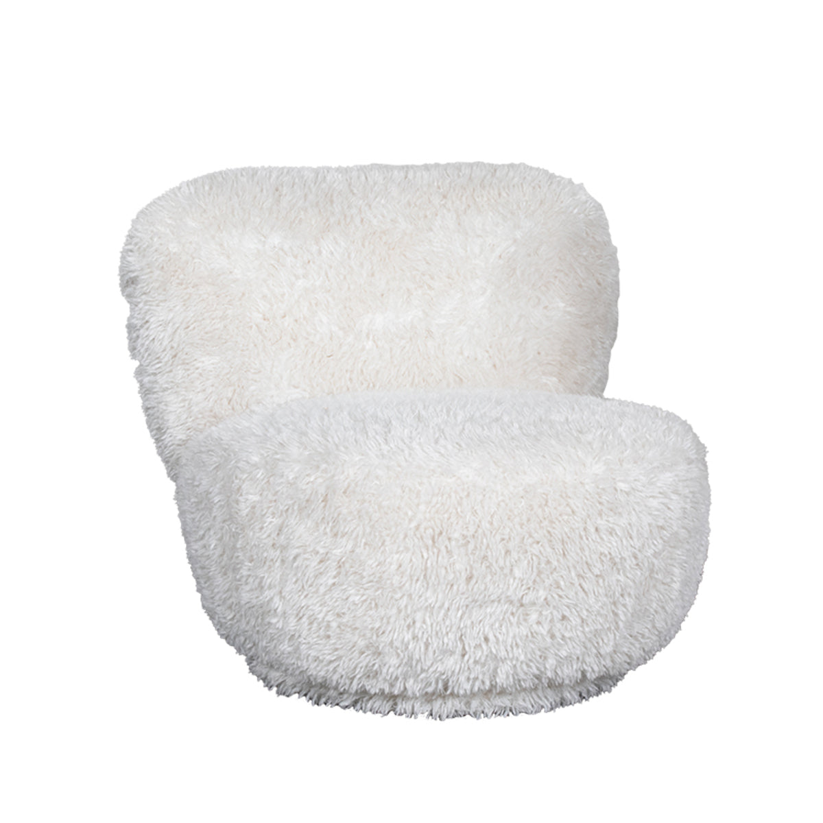 LABEL51 Fauteuil Doodle - Crème - Fluffy