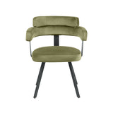 LABEL51 Eetkamerstoel Bardio - Hunter - Fluweel van LABEL51 – Luxe comfort op maat van PureWonen. Vraag naar de beste prijs.