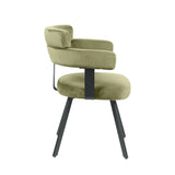 LABEL51 Eetkamerstoel Bardio - Hunter - Fluweel van LABEL51 – Luxe comfort op maat van PureWonen. Vraag naar de beste prijs.