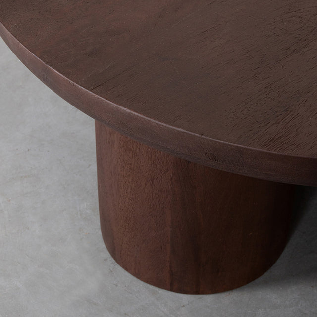 LABEL51 Salontafel Olly - Espresso - Mangohout - 90 cm van LABEL51 – Luxe comfort op maat van PureWonen. Vraag naar de beste prijs.