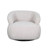 LABEL51 Fauteuil Valenza - Naturel - Boucle - Walnoot Eiken