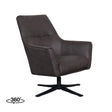 LABEL51 Fauteuil Tod - Antraciet - Micro Suede van LABEL51 – Luxe comfort op maat van PureWonen. Vraag naar de beste prijs.