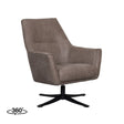 LABEL51 Fauteuil Tod - Taupe - Micro Suede van LABEL51 – Luxe comfort op maat van PureWonen. Vraag naar de beste prijs.