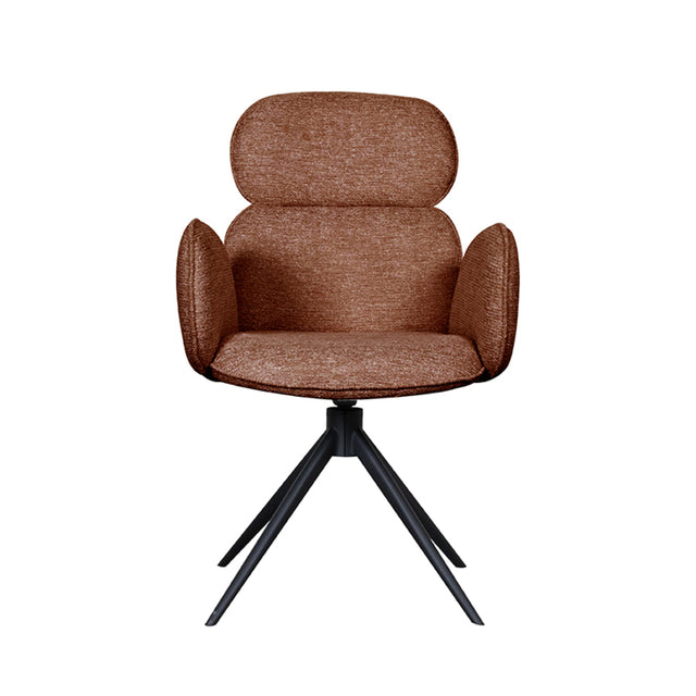 LABEL51 Eetkamerstoel Vidar - Coral - Boucle van LABEL51 – Luxe comfort op maat van PureWonen. Vraag naar de beste prijs.