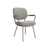 LABEL51 Eetkamerstoel Lausanne - Truffel grijs - Boucle van LABEL51 - laagste prijs offerte van PureWonen