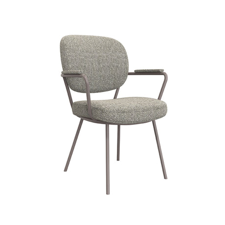 LABEL51 Eetkamerstoel Lausanne - Truffel grijs - Boucle van LABEL51 - laagste prijs offerte van PureWonen