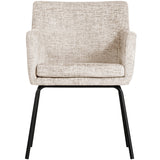 Kam Eetkamerstoel Met Armleuning Off White van WOOOD – Luxe comfort op maat van PureWonen. Vraag naar de beste prijs.