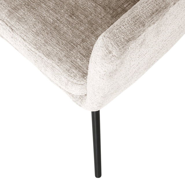 Kam Eetkamerstoel Met Armleuning Off White van WOOOD – Luxe comfort op maat van PureWonen. Vraag naar de beste prijs.
