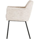 Kam Eetkamerstoel Met Armleuning Off White van WOOOD – Luxe comfort op maat van PureWonen. Vraag naar de beste prijs.