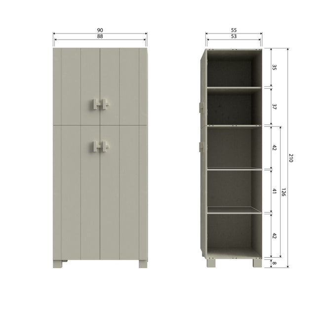 Mees Optiepakket T.B.V. Garderobekast Grenen Dust [Fsc] van WOOOD – Luxe comfort op maat van PureWonen. Vraag naar de beste prijs.