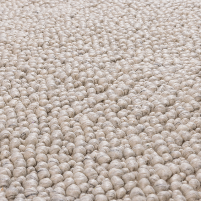 Veld Vloerkleed Wol Naturel 160x230 Cm van WOOOD – Luxe comfort op maat van PureWonen. Vraag naar de beste prijs.