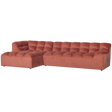 Allure Chaise Longue Links Velvet Blush van WOOOD – Luxe comfort op maat van PureWonen. Vraag naar de beste prijs.