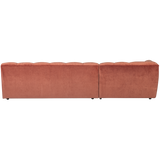 Allure Chaise Longue Links Velvet Blush van WOOOD – Luxe comfort op maat van PureWonen. Vraag naar de beste prijs.