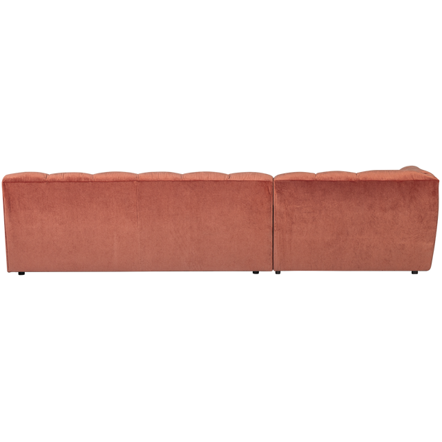 Allure Chaise Longue Links Velvet Blush van WOOOD – Luxe comfort op maat van PureWonen. Vraag naar de beste prijs.