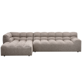 Allure Chaise Longue Links Geweven Stof Klei Melange van WOOOD – Luxe comfort op maat van PureWonen. Vraag naar de beste prijs.