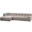 Allure Chaise Longue Links Geweven Stof Klei Melange van WOOOD – Luxe comfort op maat van PureWonen. Vraag naar de beste prijs.