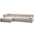 Allure Chaise Longue Links Geweven Stof Naturel Melange van WOOOD – Luxe comfort op maat van PureWonen. Vraag naar de beste prijs.
