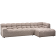 Allure Chaise Longue Rechts Geweven Stof Bruin Melange van WOOOD – Luxe comfort op maat van PureWonen. Vraag naar de beste prijs.