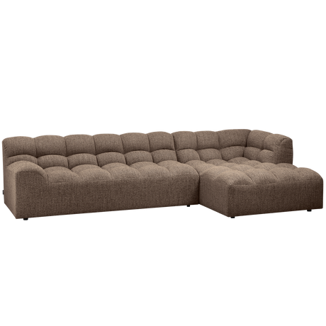Allure Chaise Longue Rechts Geweven Stof Donkerbruin Melange van WOOOD – Luxe comfort op maat van PureWonen. Vraag naar de beste prijs.